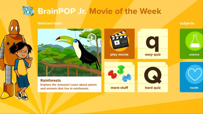 Jr brainpop homeschool videos bullying brainpopjr