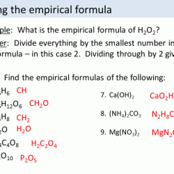 Molecular formula worksheet with answers