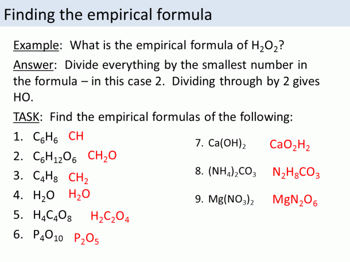 Molecular formula worksheet with answers