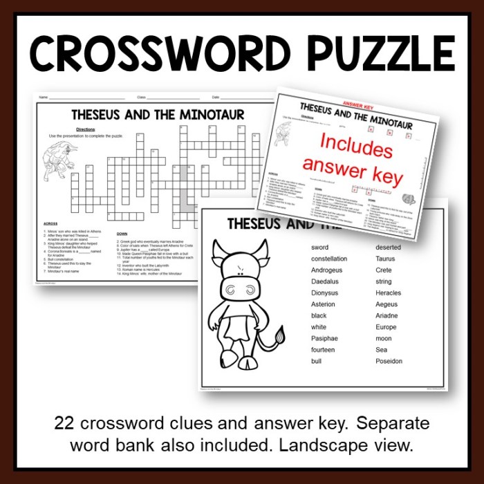 Land of the minotaur crossword