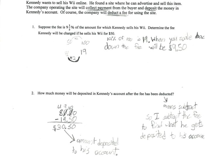 Percent of error worksheet with answers