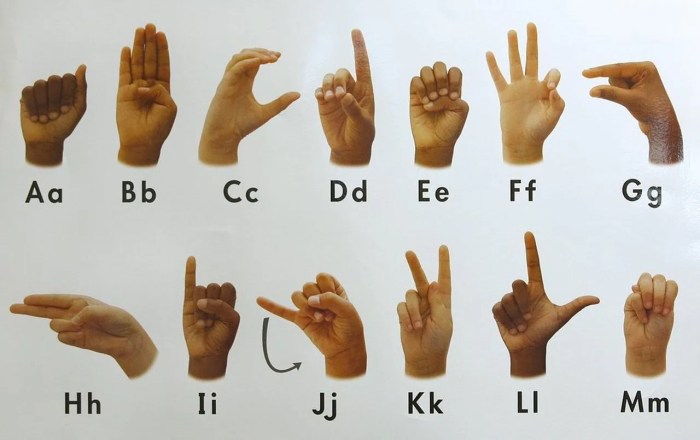 Sign language