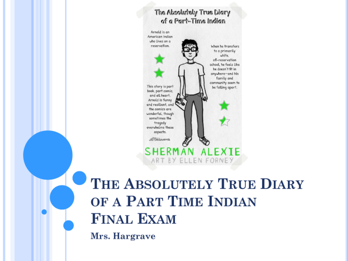 The absolutely true diary of a part-time indian pdf answers